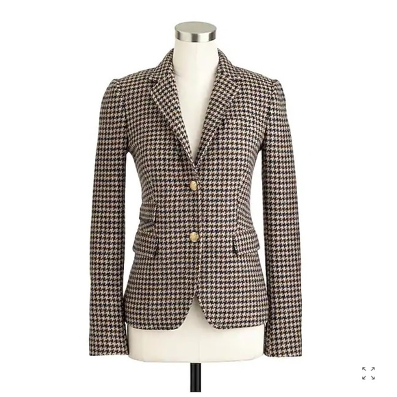 J. Crew Jackets & Blazers - NWT J.Crew Schoolboy blazer in houndstooth tweed 0